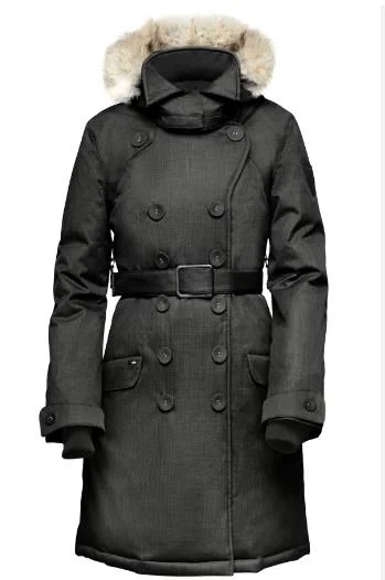 Men's Coats with Relaxed FitsNobis, Tula Parka, Magnetic front closure, Ladies.