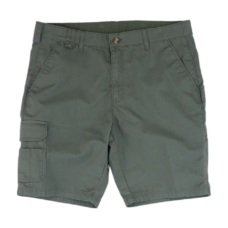 Men's Pants with Turn-Up CuffsOlive Solid Cargo Shorts