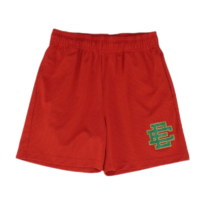 Men's Pants with Shallow PocketsRed Solid Active Shorts