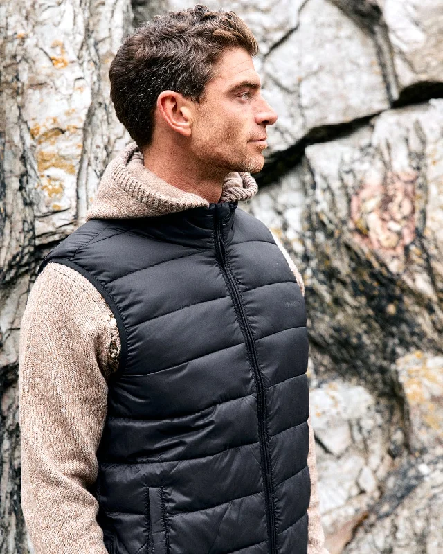 Men's Coats with Military InfluenceResin Gilet - Mens Gilet - Dark Grey