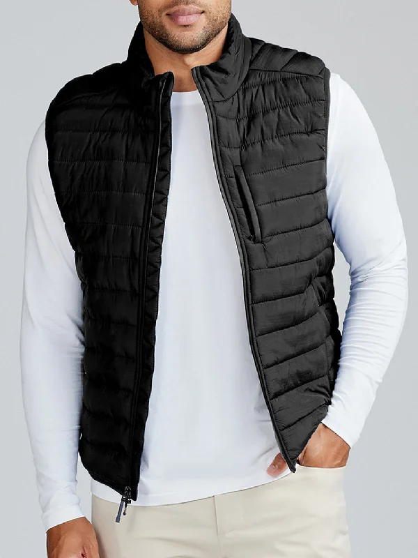 Men's Coats with Reflective StripesResponse Packable Puffer Vest