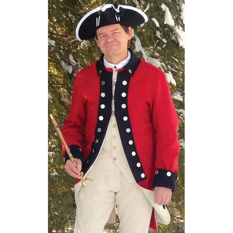 Men's Coats for Winter SportsReverse Color Regimental Coat