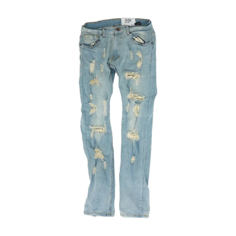 Men's Pants with Antimicrobial TreatmentSolid Jeans