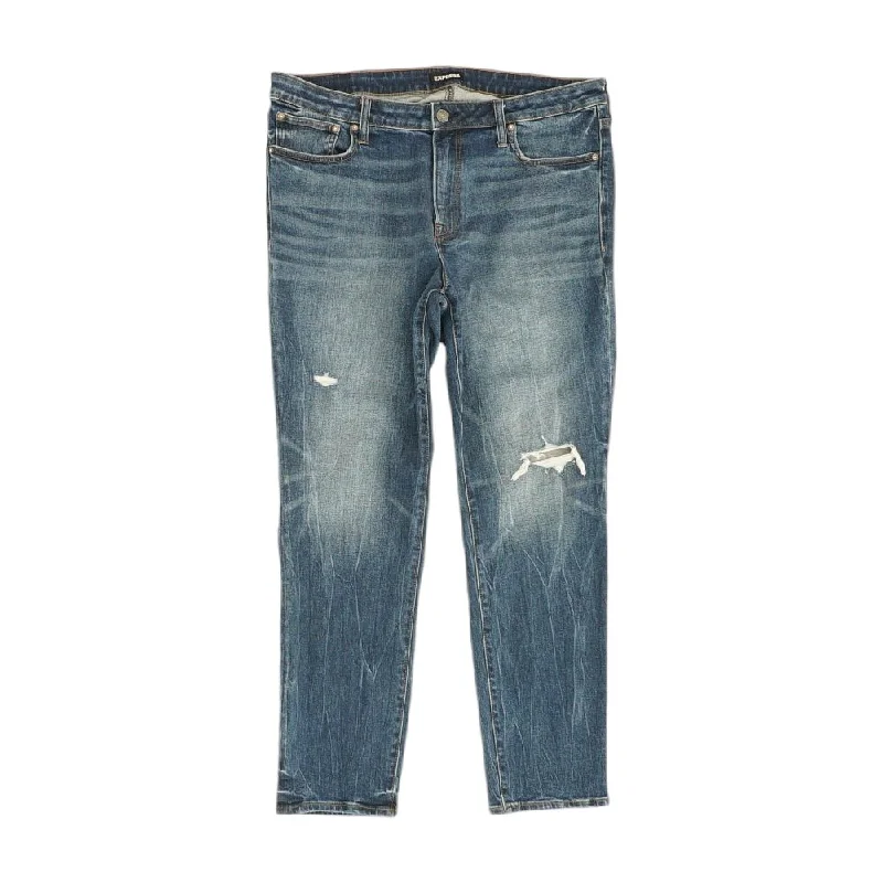Men's Pants with Embroidered DesignsSolid Jeans