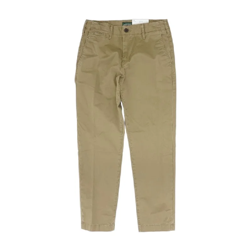 Men's Chino Shorts for Warm WeatherSolid Khaki Pants