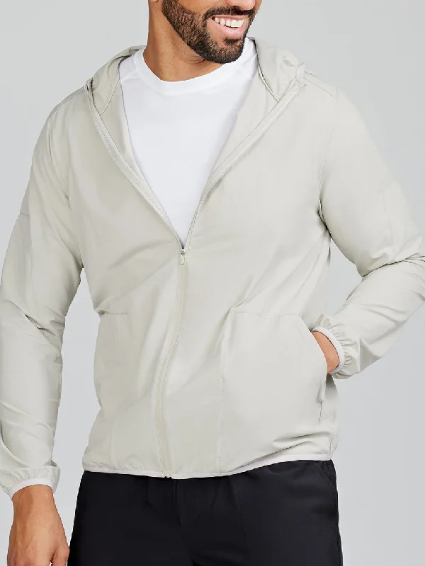 Men's Coats for City WearSwift Lightweight Hooded Windbreaker Jacket