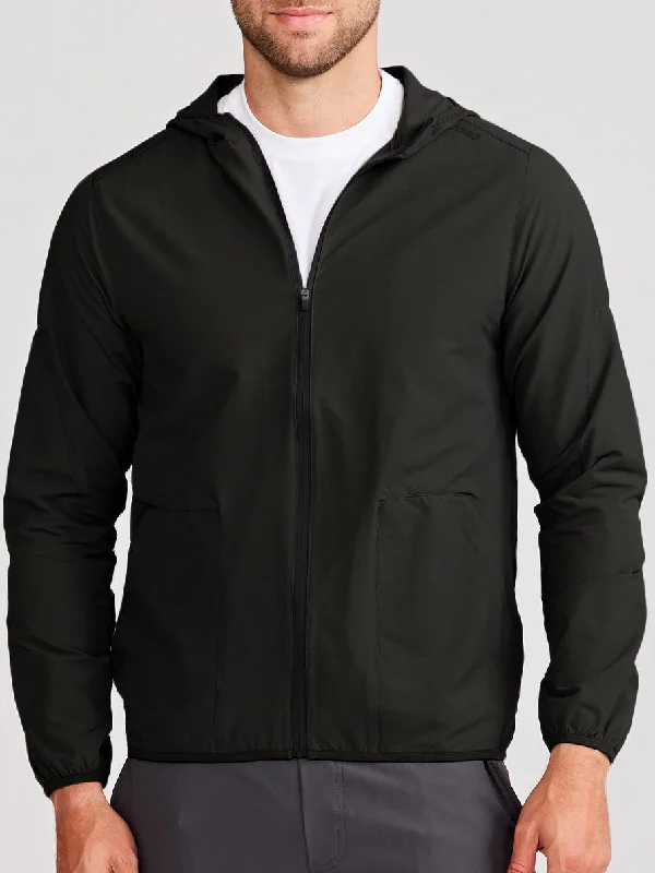 Practical Men's RaincoatsSwift Lightweight Hooded Windbreaker Jacket