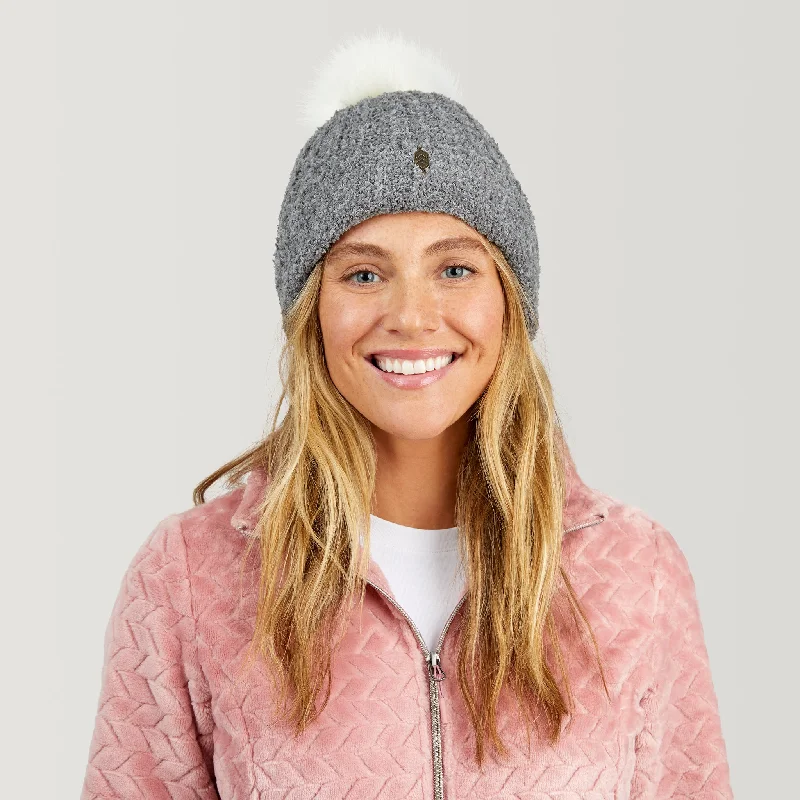 Men's Coats for Outdoor ActivitiesWomen's Chenille Knit Cuffed Beanie with Pom