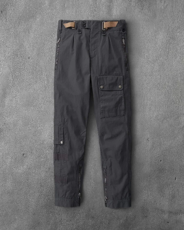 Men's Twill Pants for a Dressy Look007 Combat Trousers Grey