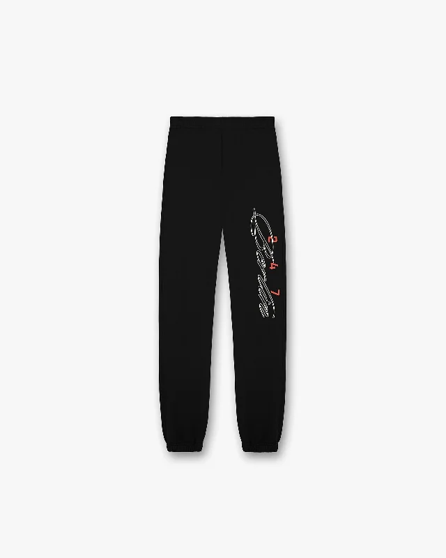 Men's Low-Waisted Pants for a Casual Vibe247 Berlin Sweatpant - Black