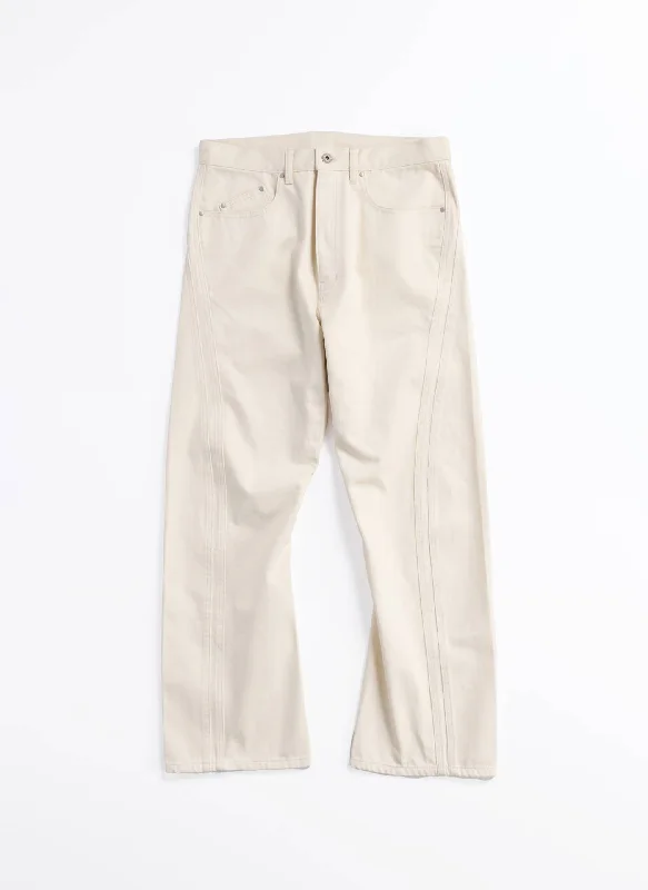 Men's Pants with Functional PocketsCotton Denim Jeans