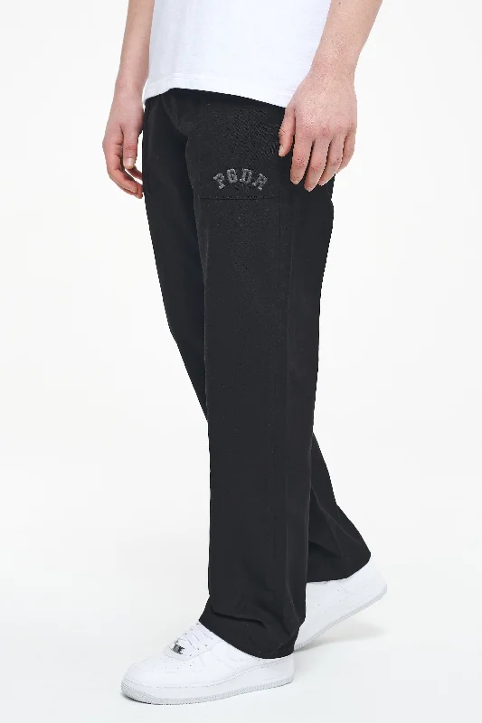 Men's Patterned Pants with ChecksBlanka Chino Pants Black