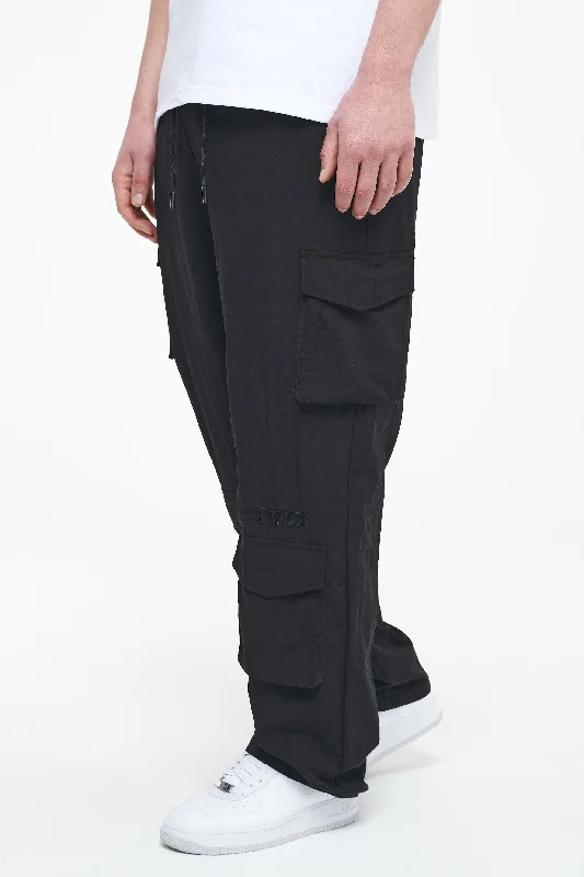 Men's Chino Shorts for Warm WeatherBonac Baggy Track Pants Black