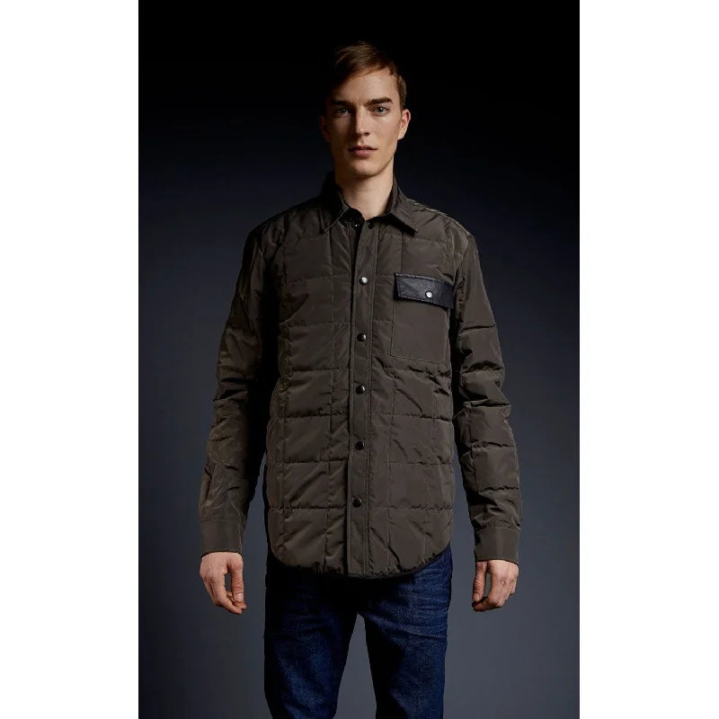 Men's Coats with Flannel LiningMen's Marlborough Down Shirt|-|Chemise en duvet Marlborough Homme