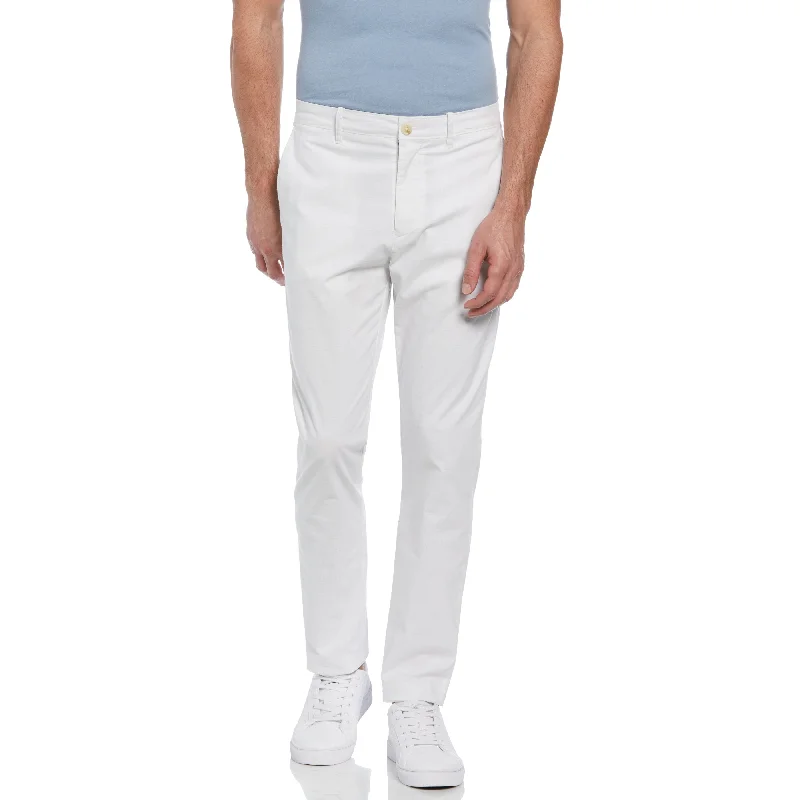 Men's Tapered Pants for a Slimming EffectCotton Blend Slim Fit Chino