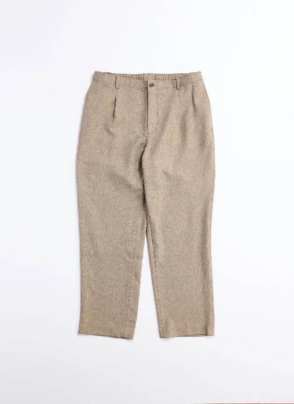 Men's Pants with Reflective Stripes for SafetyNaturemier Melange Polyester Easy Pants