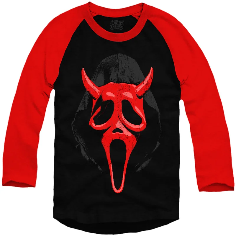 Men's Zippered Pants for SecurityDEVIL FACE - BASEBALL SHIRT