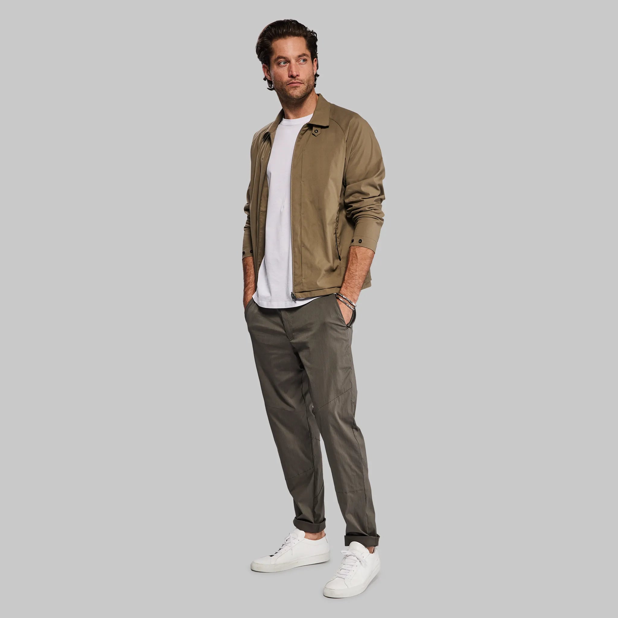 Men's Pants with SuspendersEquator Pants. Grey edition