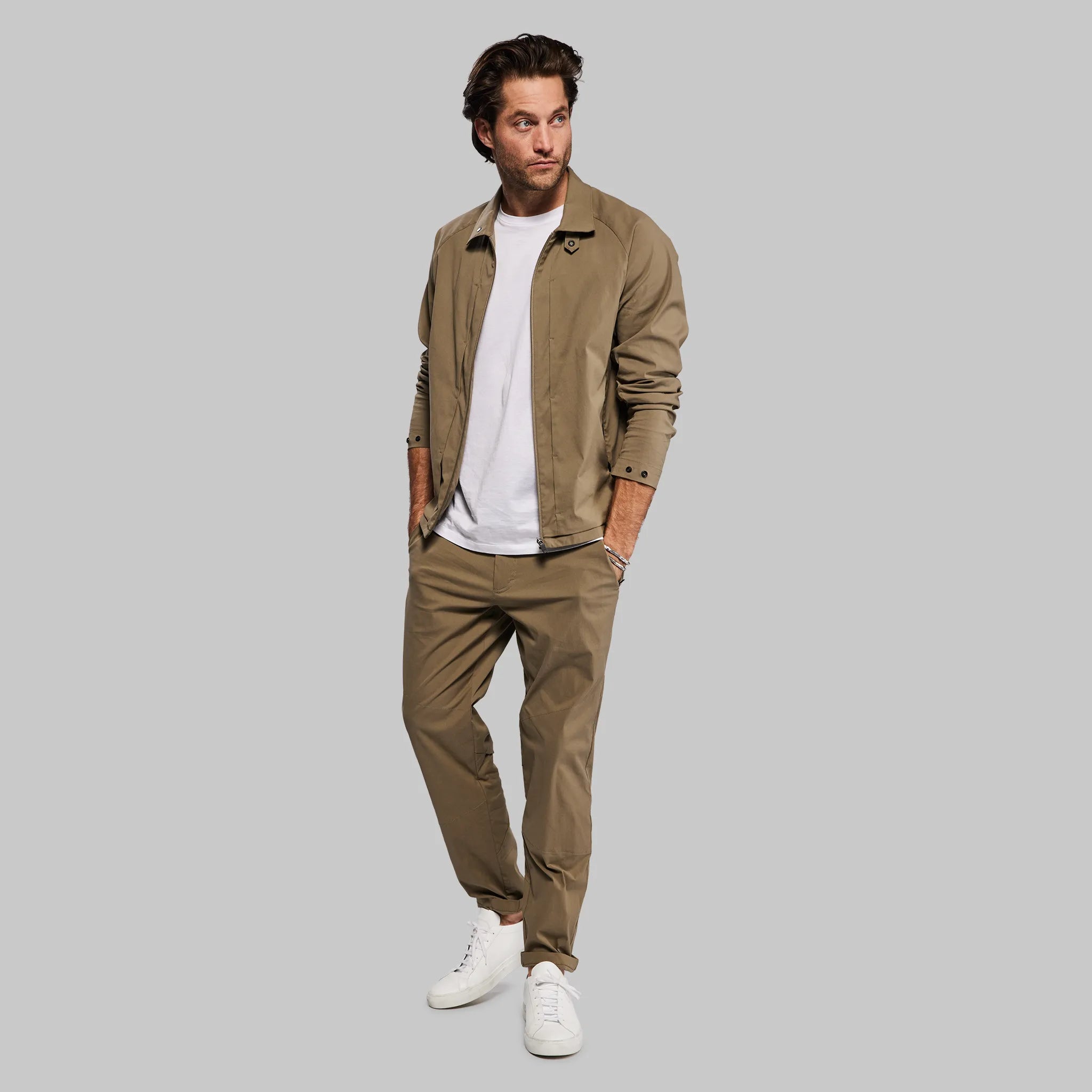Men's Pants with Welt PocketsEquator Pants. Khaki edition