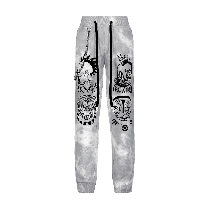 Men's Pants with Reflective Stripes for SafetyFACE OFF JOGGER GREY