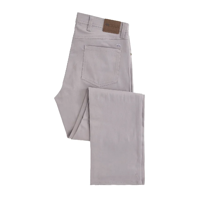Men's High-Waisted Pants for a Retro StyleClassic Five Pocket Pant Steel Grey