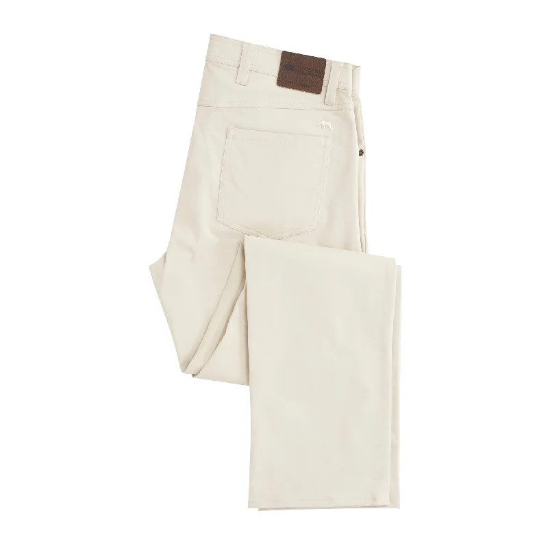 Men's Patterned Pants with PlaidsClassic Five Pocket Pant Stone