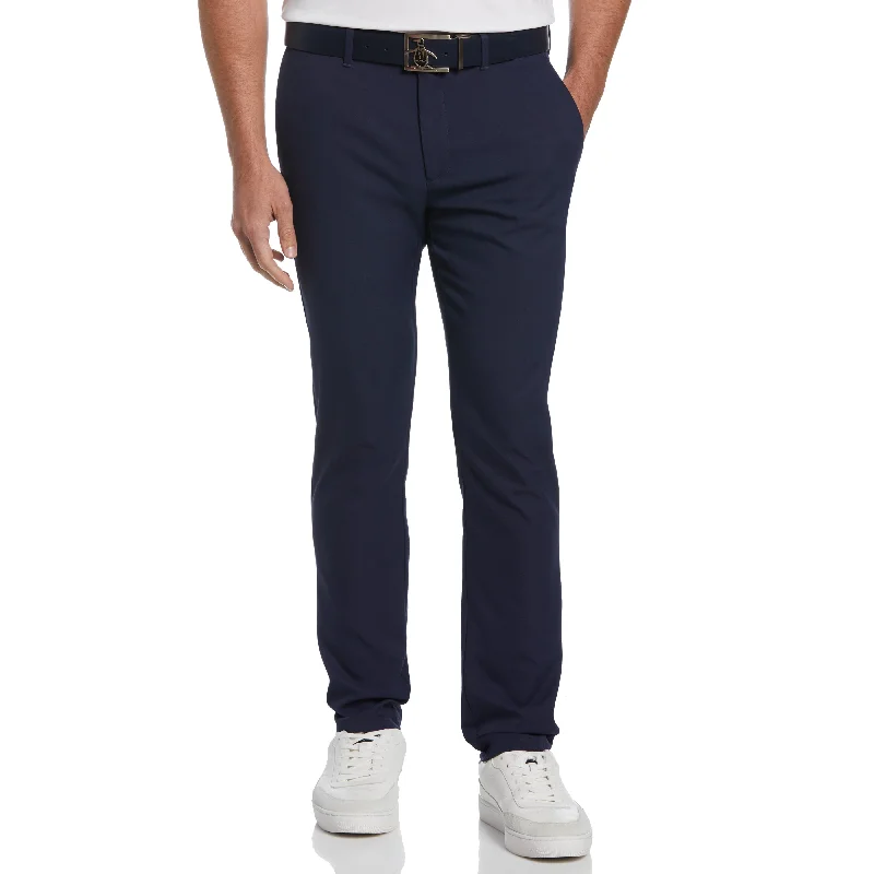 Men's Pants with Pleated FrontsFlat Front Solid Golf Pant