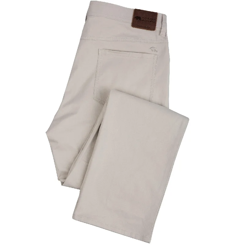 Men's Pants with Button-CuffsFlex Five Pocket Stretch Pant Stone