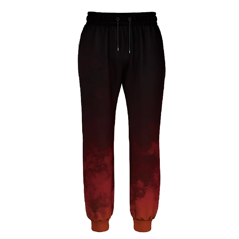 Men's Pants with Zippered PocketsForest In Flames Sweatpants