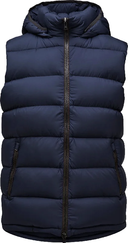 Men's Coats with Contrast StitchingSuper Matt Microfiber Vest - Men's|-|Veste Super Matt Microfiber - Homme
