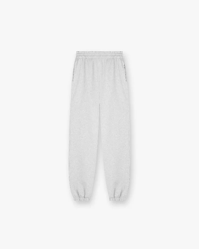 Men's Running Pants for ExerciseInitial Cuffed Sweatpant - Ice Grey Marl
