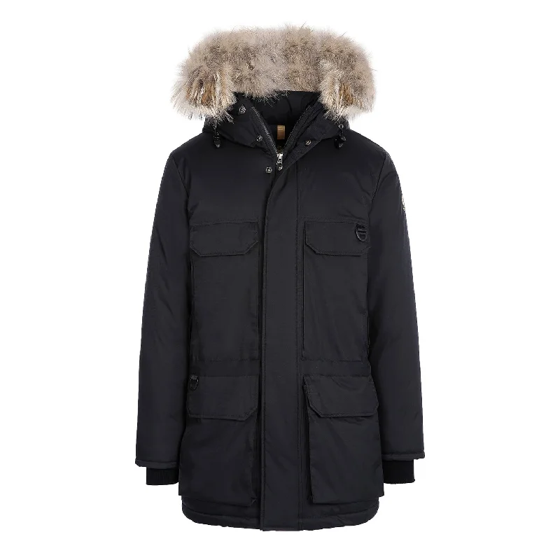 Men's Coats with Fur TrimMen's Kuujjuaq Insulated Jacket with Coyote Fur 23"|-|Manteau isolé Kuujjuaq avec fourrure Coyote 23" Homme