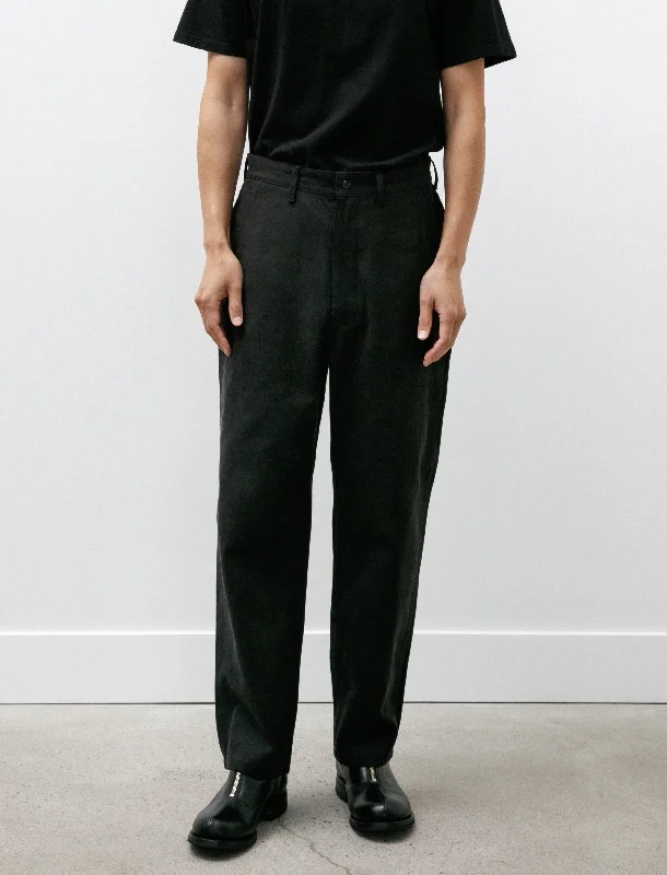 Men's Pants with Wrinkle-Resistant FabricPhigvel Aviator Trouser Ink Black