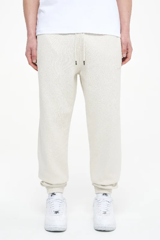 Men's Pants with Pleated FrontsLogo Heavy Sweat Jogger Vintage Washed Angels Cream Gum