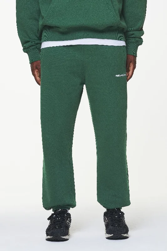 Men's Formal Trousers for BusinessLogo Heavy Sweat Jogger Vintage Washed British Green