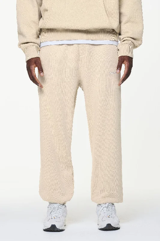 Men's Tailored Pants for a Sharp AppearanceLogo Heavy Sweat Jogger Vintage Washed Kingdom Beige