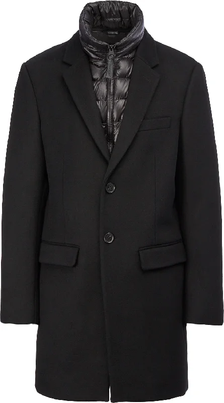 Men's Coats with Quilted LiningMen's Skai-B Wool Down Coat|-|Manteau de laine en duvet Skai-B Homme