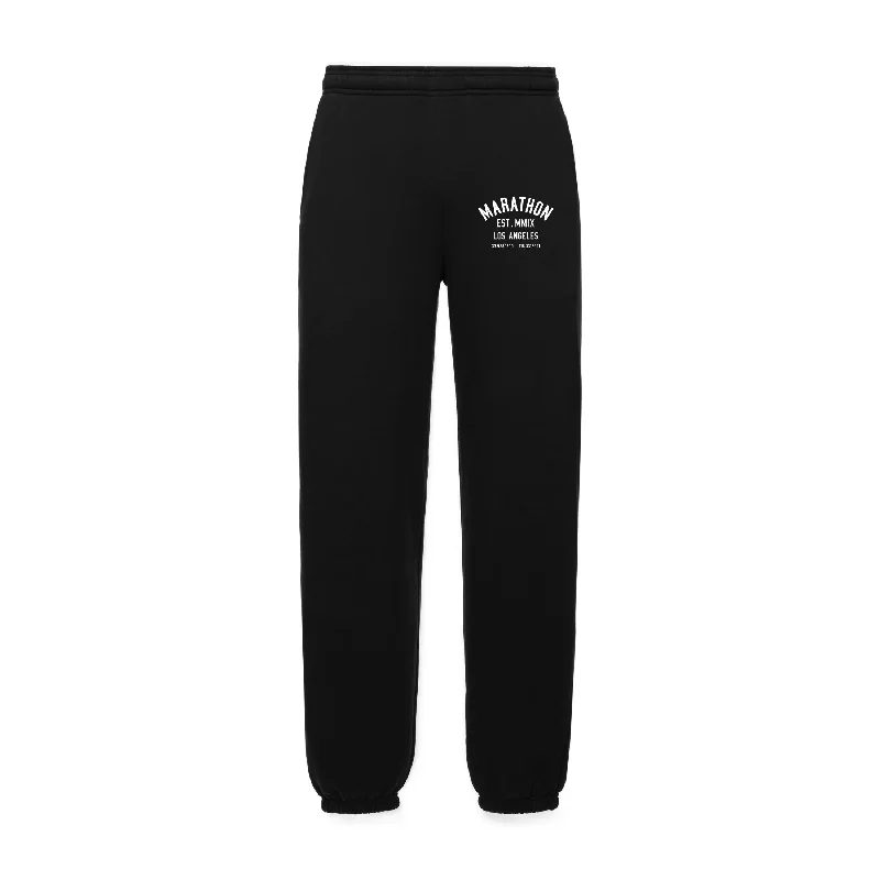 Men's Casual Pants for Everyday WearMarathon Classic Sweatpants - Black/White