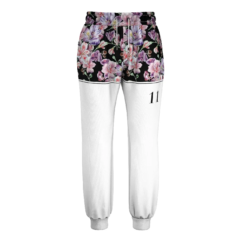 Men's Twill Pants for a Dressy LookMidnight Pink Blossom Sweatpants