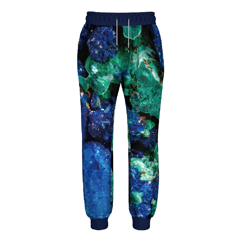 Men's Bike Shorts for CyclingMineral Stone Malachite Sweatpants