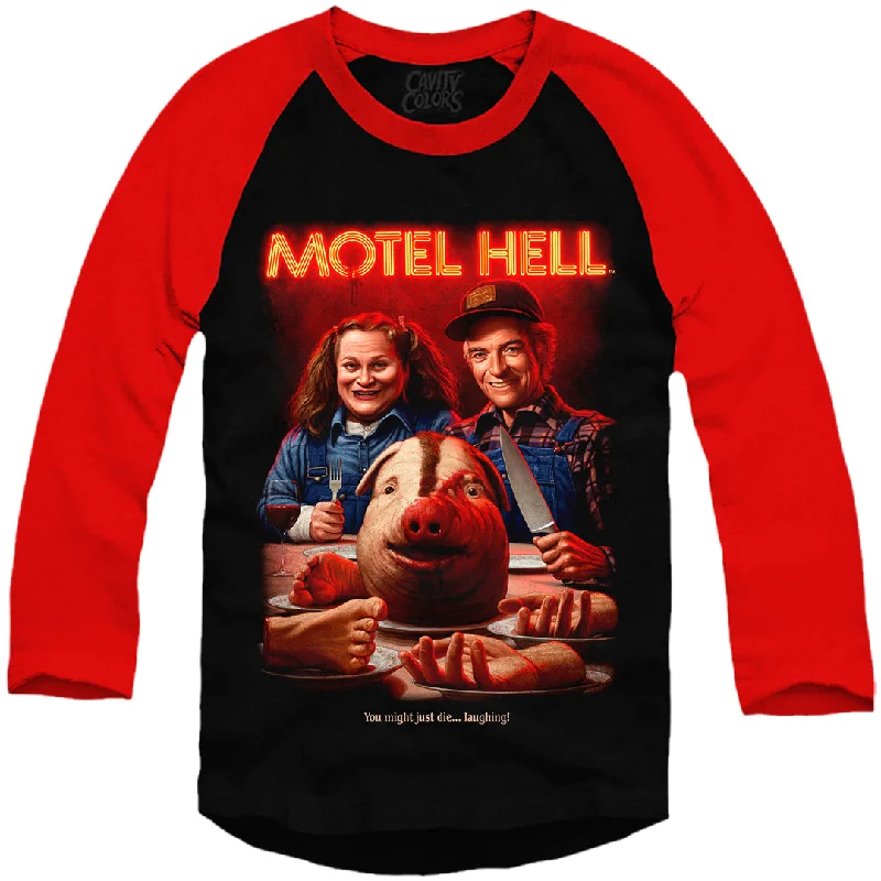 Men's Pants with Button-Down PocketsMOTEL HELL: DIE LAUGHING - BASEBALL SHIRT