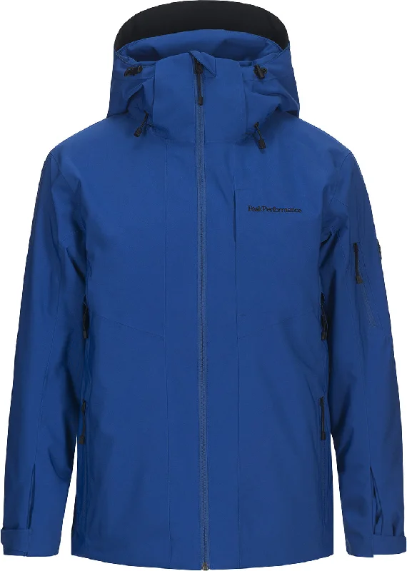 Men's Coats with Contrast StitchingHipeCore+ Maroon Ski Jacket - Men's|-|Manteau de Ski rembourré HipeCore+ Maroon - Homme
