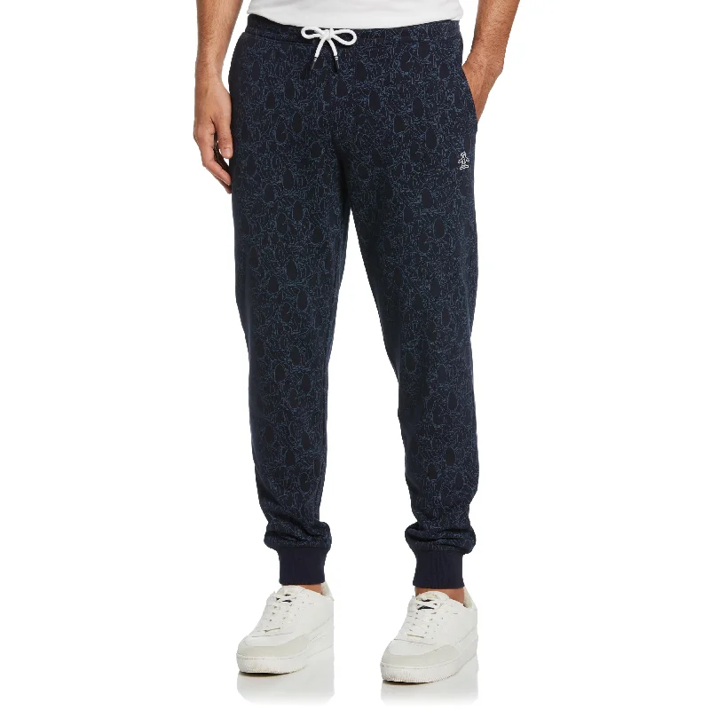 Men's Pants with Adjustable WaistbandsPete Print Jogger