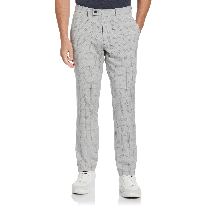 Men's Party Pants for a Fun Night OutFiber Dyed Plaid Dress Pants