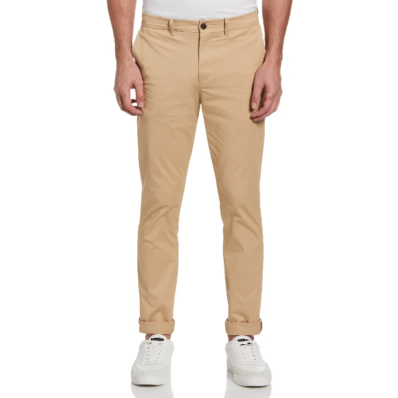 Men's Low-Waisted Pants for a Casual VibePremium Slim Fit Stretch Chino