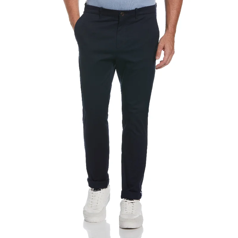 Men's Tapered Pants for a Slimming EffectPremium Slim Fit Stretch Chino