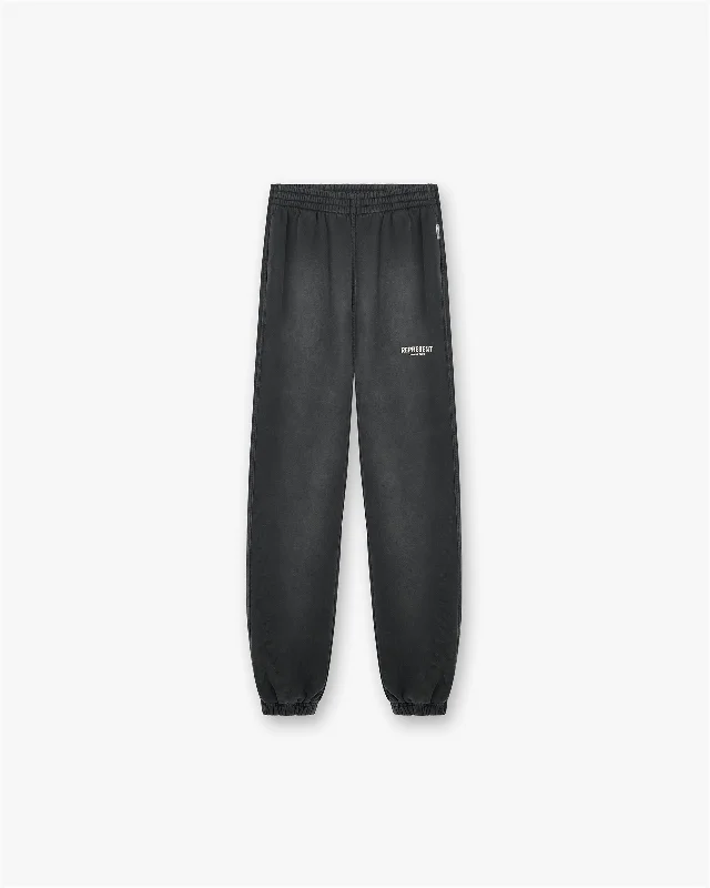 Men's Patterned Pants with ChecksRepresent Owners Club Sweatpant - Aged Black