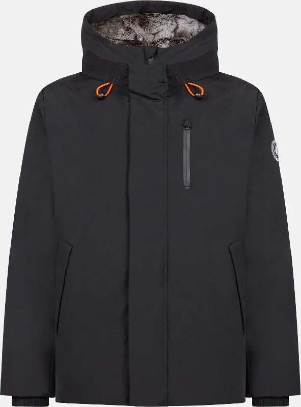 Best Men's Leather CoatsHooded Fur Lined Copy Parka - Men's|-|Parka à capuchon en fourrure doublée Copy - Homme