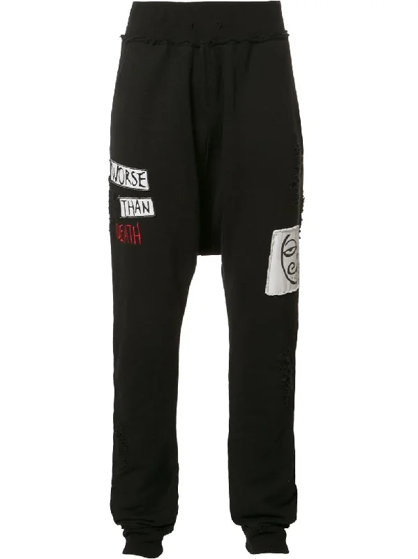 Men's Dress Pants for Special EventsSCHIZO DISTRESSED KNIT BOTTOMS