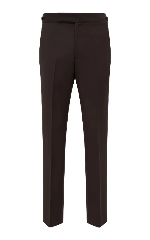 Men's Relaxed-Fit Pants for ComfortSebastian Pant in Chocolate Sportswear Wool